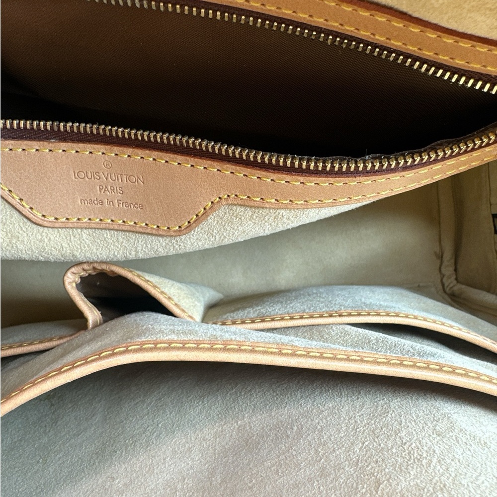 Louis Vuitton Brown and Tan Monogram Tote - Picture 11 of 13